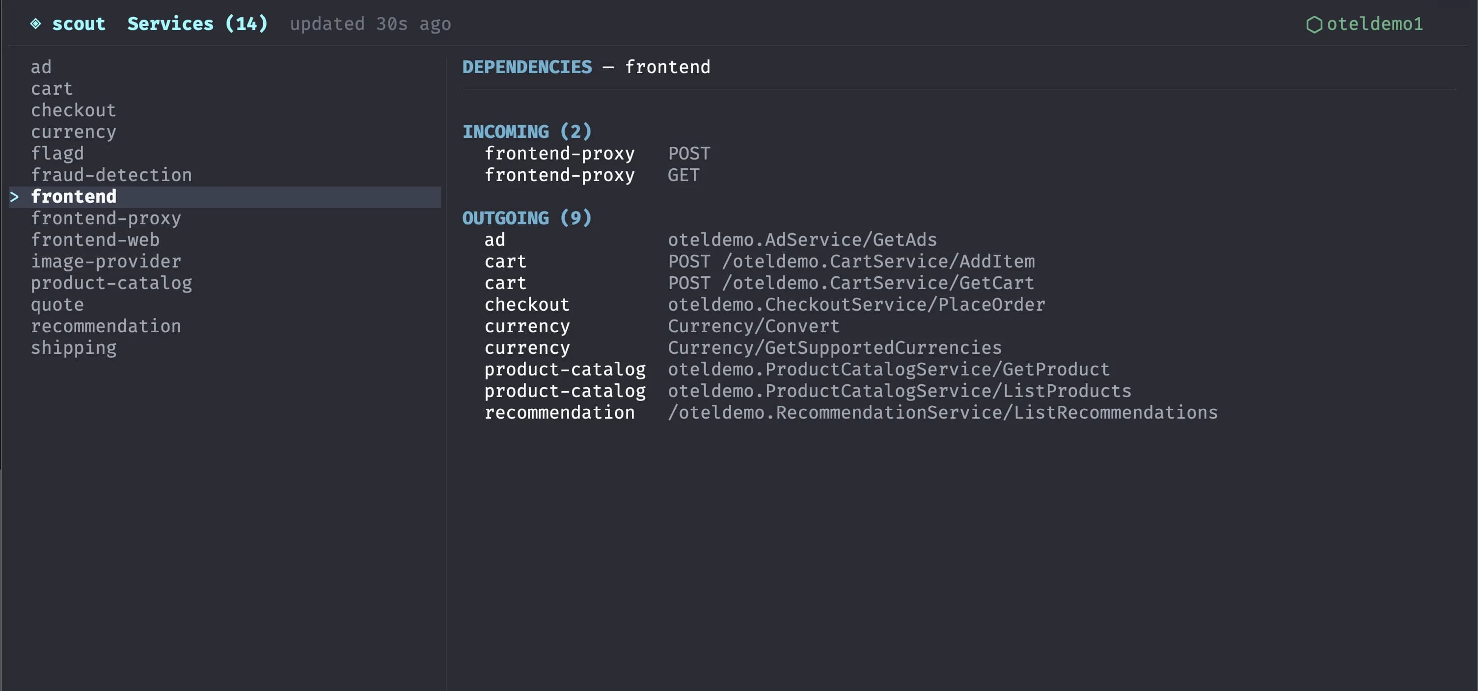 base14 Scout CLI onboarding
